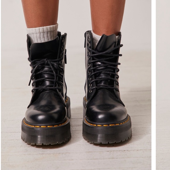 JADON BOOT SMOOTH LEATHER PLATFORMS - Picture 3 of 4